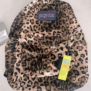 JANSPORT Leopard Back Pack - NEW